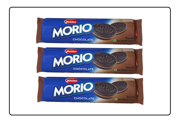 Munchee Morio Biscuits Chocolate 133g Pack of 3 | Try the taste today