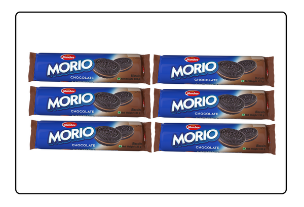 Munchee Morio Biscuits Chocolate 133g Pack of 6 | Try the taste today