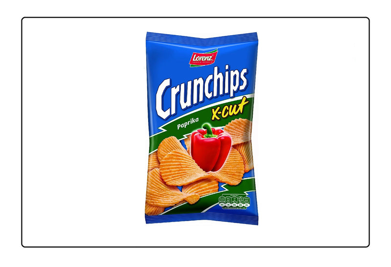 Lorenz Crunchips X-Cut Paprika (6 Pack) 150g each Global Snacks