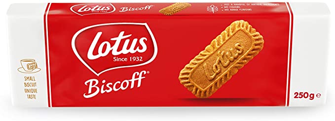 Lotus Biscoff Biscuits 250g | Pack of 3 | The Original Caramelised Biscuit Global Snacks
