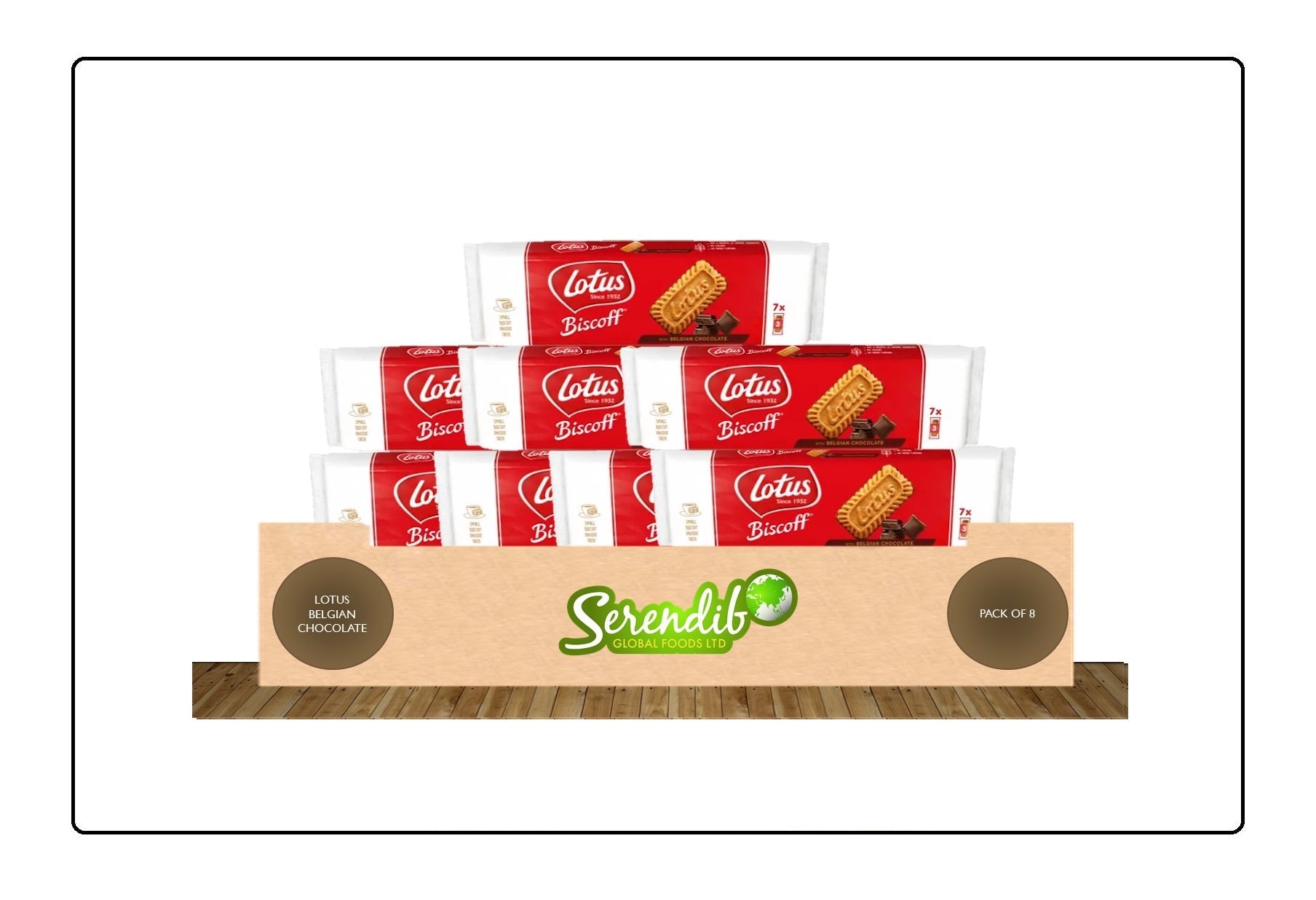 150 Galletas Lotus Biscoff Individuales