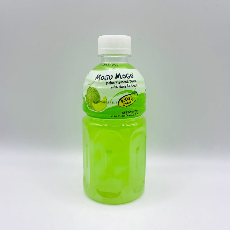 Mogu Mogu Melon flavour 6 bottles with coconut chips Global Snacks