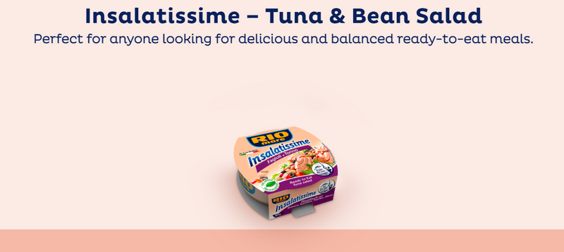 Rio Mare Tuna & Bean Salad | Pack of 6 x 160g Global Snacks