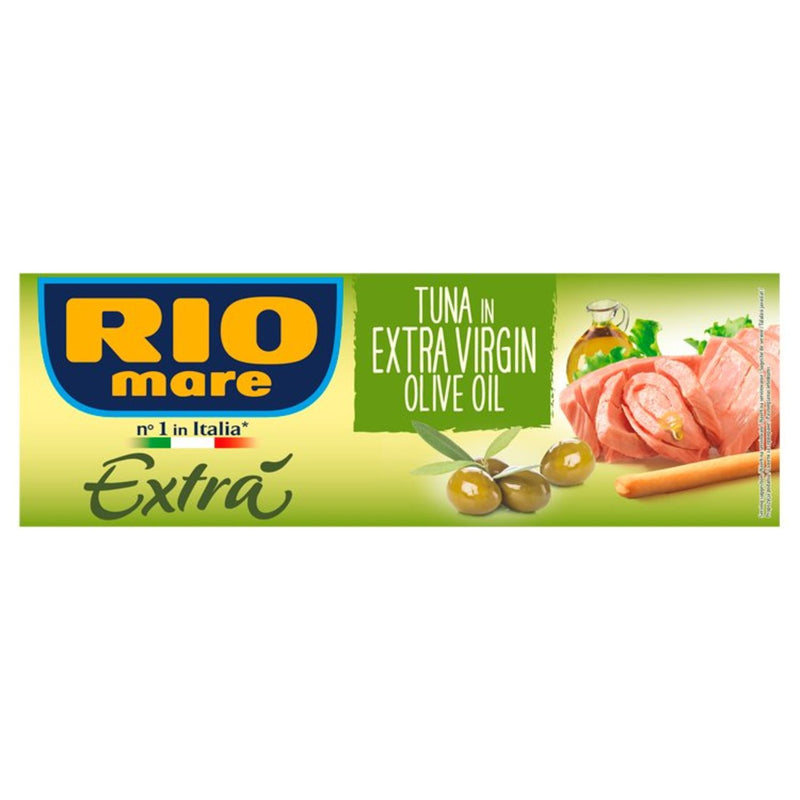 Rio Mare Tuna Fish in Extra Virgin Olive Oil | Pack of 3 x 80g Global Snacks