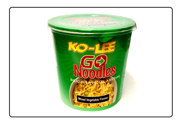 Ko-Lee Mix Vegtable Go Noodles - Pack of 6 (65g each)