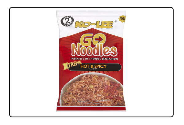 Ko-Lee Xtreme Hot & Spicy Go Instant Noodles, Red, 85 g, Pack of 24