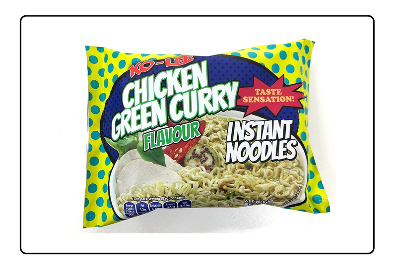Kolee Taste Sensation Instant Noodles Chicken Green Curry Flavour (Pack of 30)
