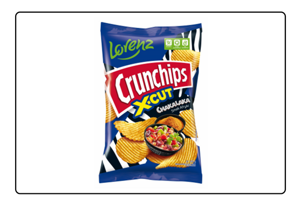 Lorenz Crunch-Chips X-Cut Chakalaka 140g X 8