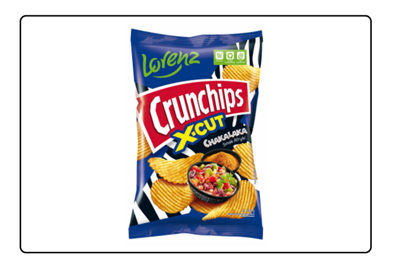 Lorenz Crunch-Chips X-Cut Chakalaka 140g X 8