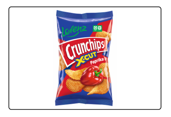 Lorenz Crunch-Chips X-Cut Paprika 75g X 12