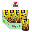 Munchee Kome Bites Rice Crackers Cumin Flavour Savoury & Crunchy Snack (40g X 4)