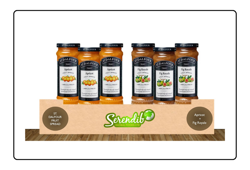 St. Dalfour 3 Pc. Kumquat Preserve + 3 Pc. Mirabelle Plum | Fruit Spread | 284g