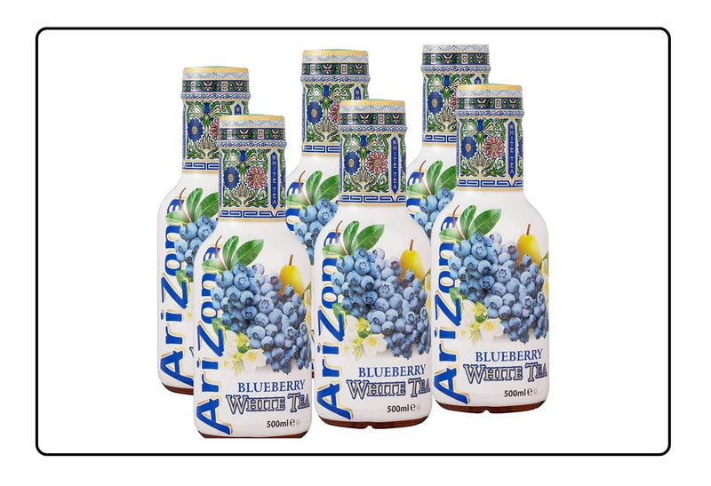 Arizona Blueberry White Tea 500ml X 6 Bottles