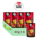 Munchee Kome Bites Rice Crackers Cheese Chilli Savoury & Crunchy Snack (40g X 4)