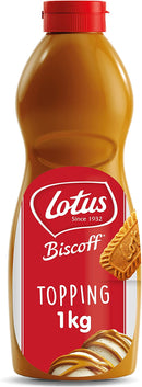 Lotus Biscoff Topping Sauce - Squeezy 1 x 1 kg Bottle