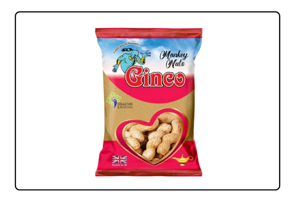 Ginco Monkey Nuts | 90g X Pack of 12