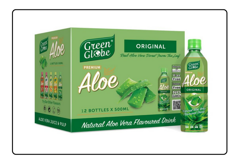 Green Globe Aloe Vera Juice Original 	500ml X 20