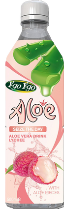 Ygo Ygo Aloe Vera with Lychee Flavour 500ml X 12