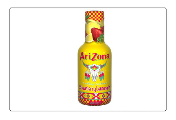 Arizona Strawberry Lemonade 500ml (Pack of 6) Global Snacks