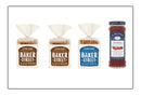 Baker Street 1 White Bread 2 Brown Bread & St. Dalfour Strawberry Spread Global Snacks