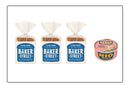 Baker Street 3 White Bread & Rio Mare Tuna Fish in Olive Oil 160g Global Snacks