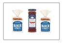 Baker Street White Bread 2 Pc. & St Dalfour Strawberry Spread 1 Pc. Global Snacks