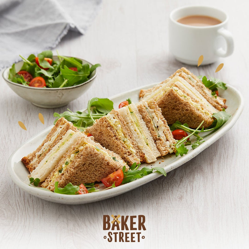 Baker Street White Bread | Pack of 4 | 550g each | Long Life Freshness Global Snacks