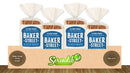 Baker Street White Bread | Pack of 4 | 550g each | Long Life Freshness Global Snacks