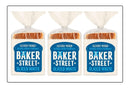 Baker Street White Sliced Bread 550g (Pack of 3) Global Snacks