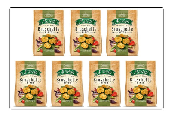 Bruschette Mediterranean Vegetable 70g Pack of 7 Global Snacks