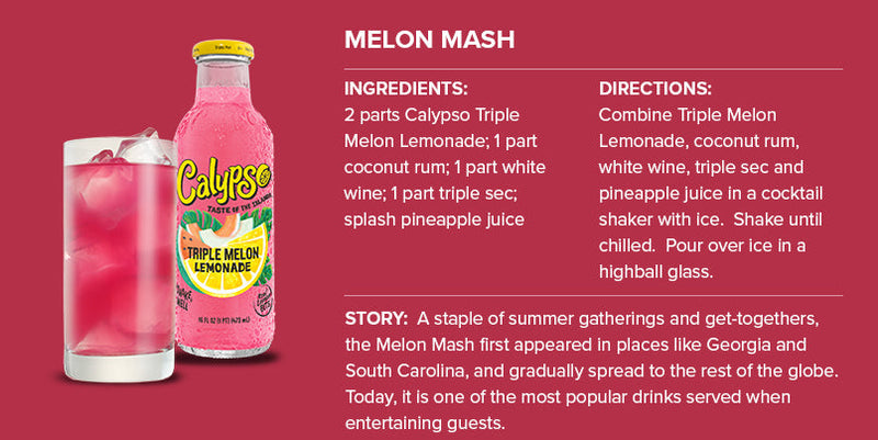 Calypso Mixed Case of Three Lemonade Flavors - 473ml (Pack of 6) Global Snacks