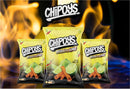 Chipoys Tortilla Chips | Chilli & Lemon flavour | Pack of 8 Global Snacks