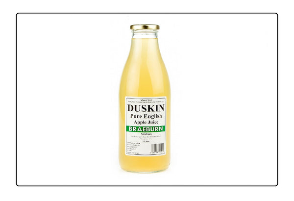 Duskin Braeburn (Medium) Pure English Apple Juice 1L (Pack of 6) Global Snacks