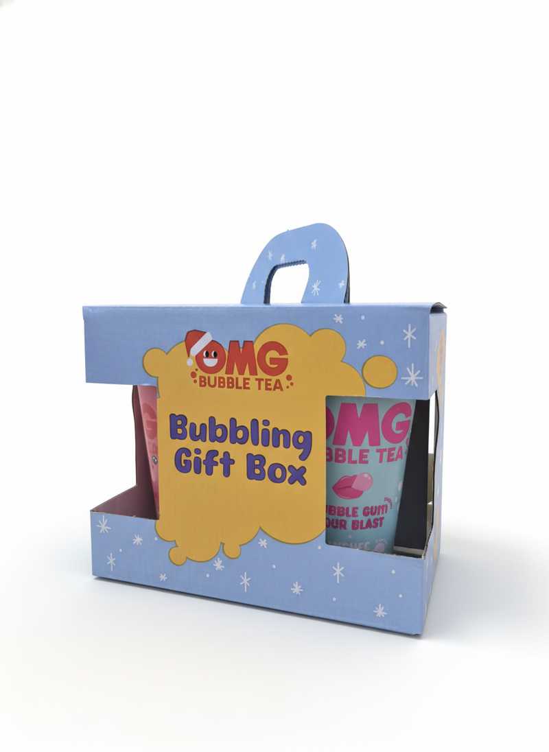 OMG Bubble Tea Special Bubbling Gift Box | Limited Edition Party Pop | Delight