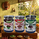 Serendib Premium Dry Fish Mixed Pack (Pack of 3) | Includes Fried Thalapath 250g, Fried Katta 250g & Fried Sprats 150g
