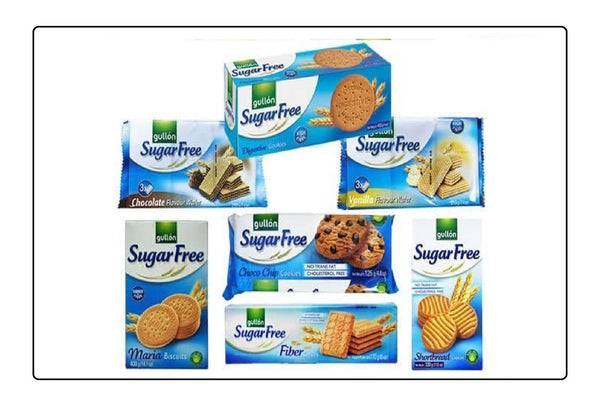 Gullon Sugar Free Biscuits Assorted Pack of 7 Global Snacks