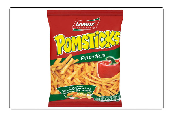 Lorenz Pomsticks Paprika 85g (Pack of 12) Global Snacks