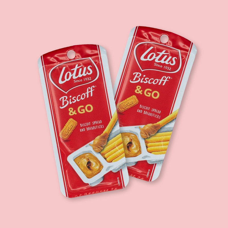 Lotus Biscoff & Go 45g | Pack of 4 | Snack with the Dip Global Snacks
