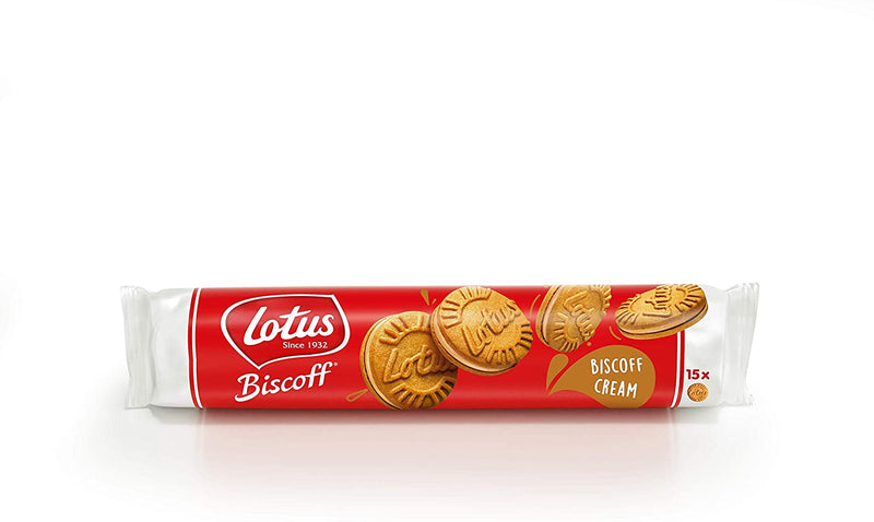 Lotus Biscoff Sandwich Biscoff Cream 150g | Pack of 10 | Suitable for Vegans Global Snacks