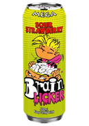 12 Mix of Brain Licker Drinks | 6 Blue Raspberry & 6 Sour Strawberry | 500ml x12