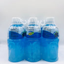 Mogu Mogu Blackcurrant flavoured Drink with NATA de Coco (Gotta Chew) 320ml (6 Bottles) Global Snacks