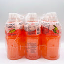 Mogu Mogu Pink Guava flavour 6 bottles with coconut chips (6x320ml) Global Snacks
