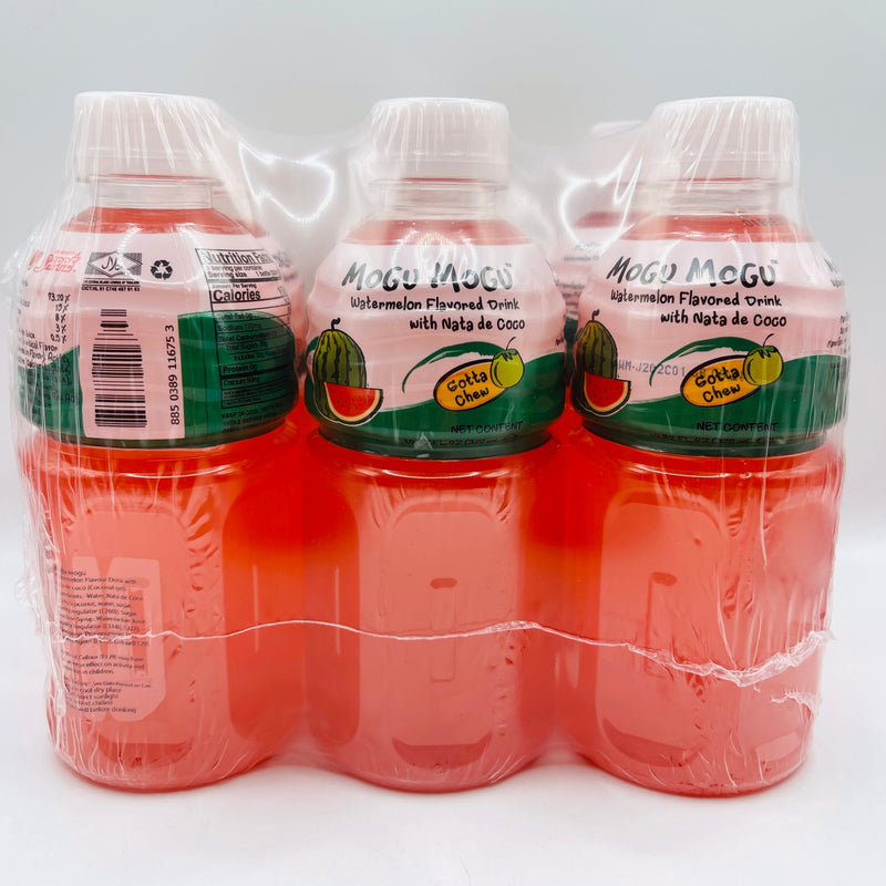 Mogu Mogu Watermelon flavour 6 bottles Global Snacks