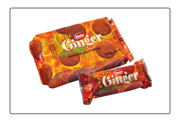 Munchee Ginger Cream Biscuits (Pack of 4) 400g each Global Snacks