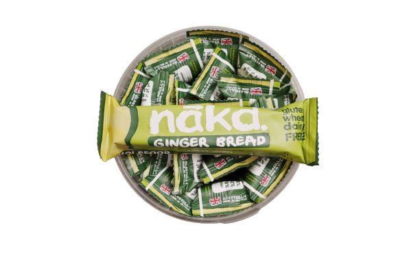 Nakd Scrumptious Ginger Bread Bars Tub of 20 Global Snacks