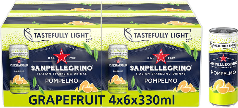San Pellegrino Grapefruit 24x330ml Global Snacks