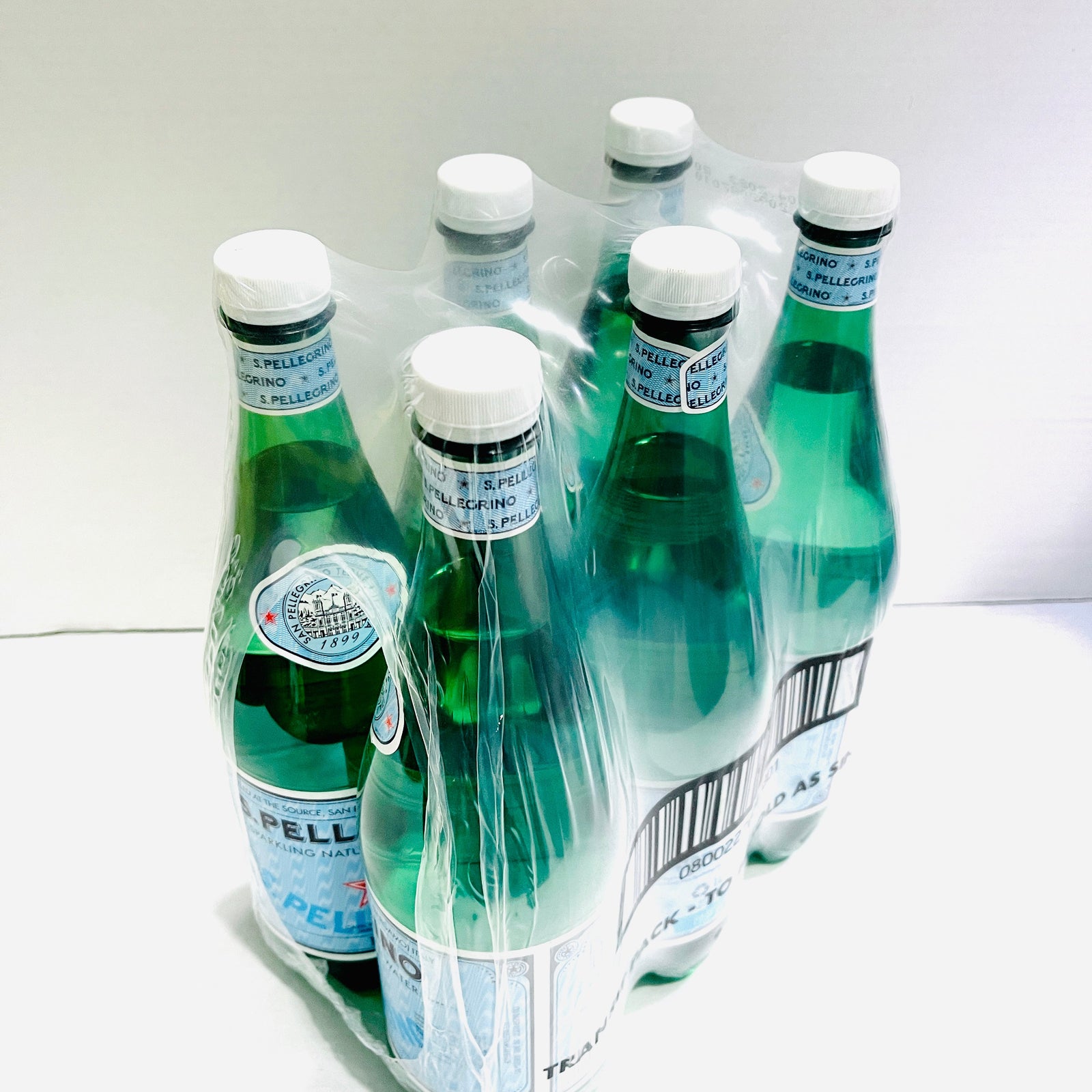 San Pellegrino Sparkling Natural Mineral Water 6x1l Original 9483