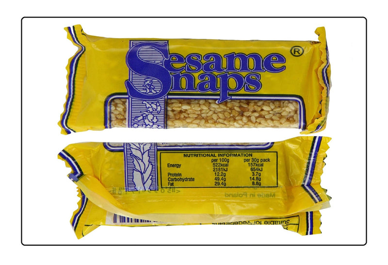 Sesame Snaps 24 Pack (30g each) Global Snacks