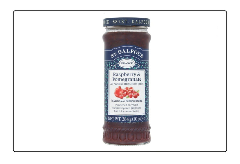 St. Dalfour Raspberry & Pomegranate Spread 6 Pack (284g x 6) Global Snacks