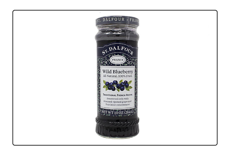 St. Dalfour Wild Blueberry Spread 6 Pack (284g x 6) Global Snacks